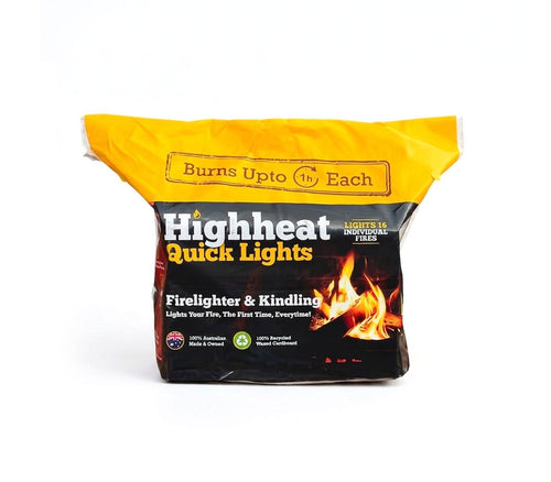 Highheat Quick Lights - Firelighter - 16 pack