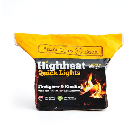 Highheat Quick Lights - Firelighter - 16 pack