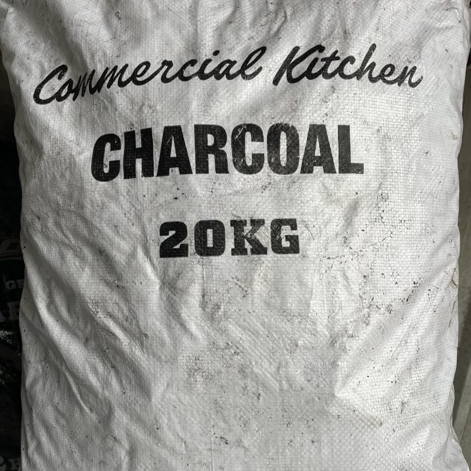 Commercial Kitchen Professional Charcoal 20kg Wheelie Good Wood
