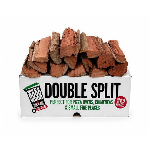 Wheelie Good Wood - Double Split Firewood Box - 15kg